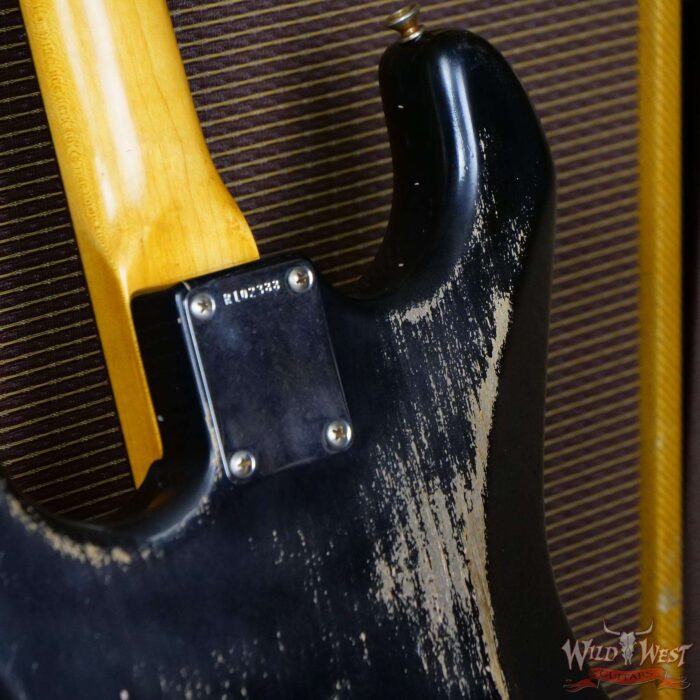 Fender Custom Shop Greg Fessler Maserbuilt 1964 Stratocaster Relic Rosewood Fingerboard Black - Image 14