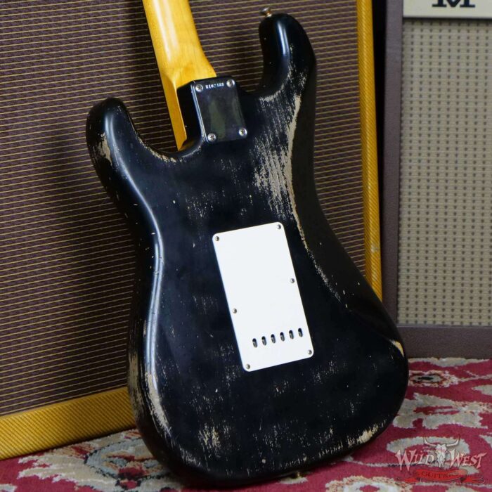 Fender Custom Shop Greg Fessler Maserbuilt 1964 Stratocaster Relic Rosewood Fingerboard Black - Image 13