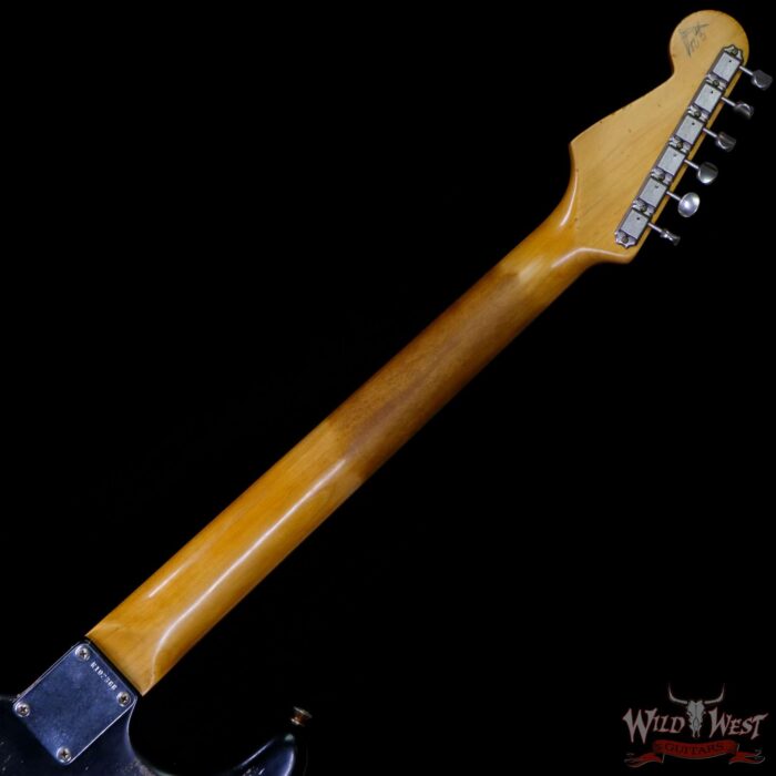 Fender Custom Shop Greg Fessler Maserbuilt 1964 Stratocaster Relic Rosewood Fingerboard Black - Image 7
