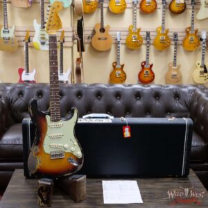 Fender Custom Shop Greg Fessler Maserbuilt 1966 Stratocaster Relic 3 Tone Sunburst Josefina Hand-Wound Pickups - Image 6