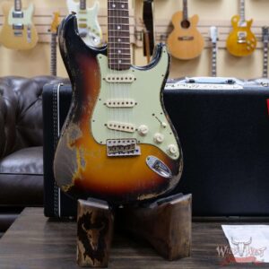 Fender Custom Shop Greg Fessler Maserbuilt 1966 Stratocaster Relic 3 Tone Sunburst Josefina Hand-Wound Pickups - Image 8