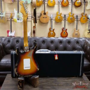 Fender Custom Shop Greg Fessler Maserbuilt 1966 Stratocaster Relic 3 Tone Sunburst Josefina Hand-Wound Pickups - Image 10