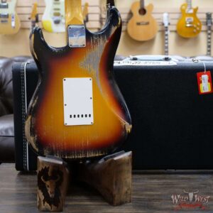 Fender Custom Shop Greg Fessler Maserbuilt 1966 Stratocaster Relic 3 Tone Sunburst Josefina Hand-Wound Pickups - Image 12