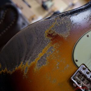 Fender Custom Shop Greg Fessler Maserbuilt 1966 Stratocaster Relic 3 Tone Sunburst Josefina Hand-Wound Pickups - Image 9