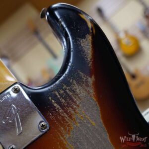 Fender Custom Shop Greg Fessler Maserbuilt 1966 Stratocaster Relic 3 Tone Sunburst Josefina Hand-Wound Pickups - Image 13