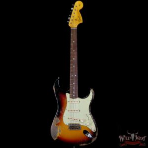 Fender Custom Shop Greg Fessler Maserbuilt 1966 Stratocaster Relic 3 Tone Sunburst Josefina Hand-Wound Pickups - Image 3
