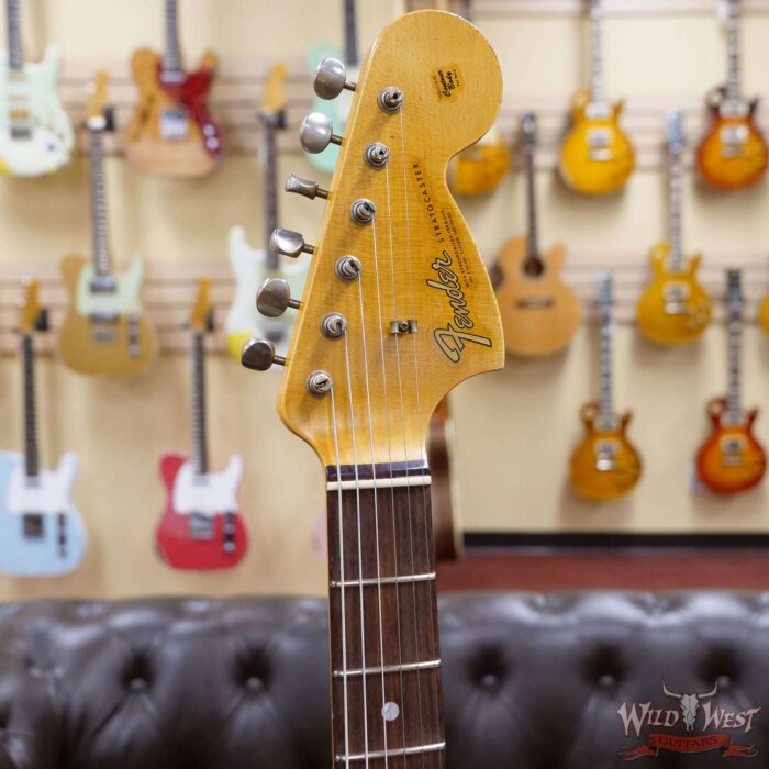 Fender Custom Shop Greg Fessler Maserbuilt 1966 Stratocaster Relic 3 Tone Sunburst Josefina Hand-Wound Pickups - Image 7