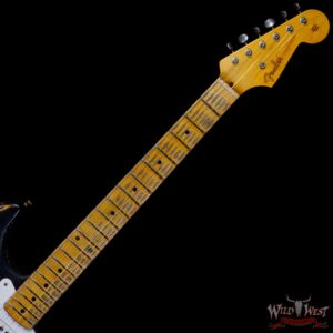 Fender Custom Shop Greg Fessler Masterbuilt 1955 Stratocaster Hardtail H/W Pickups Heavy Relic 2 Tone Sunburst 6.55 LBS - Image 4