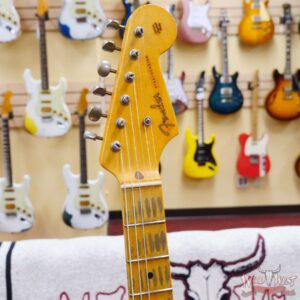 Fender Custom Shop Greg Fessler Masterbuilt 1955 Stratocaster Hardtail H/W Pickups Heavy Relic 2 Tone Sunburst 6.55 LBS - Image 7