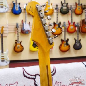 Fender Custom Shop Greg Fessler Masterbuilt 1955 Stratocaster Hardtail H/W Pickups Heavy Relic 2 Tone Sunburst 6.55 LBS - Image 12