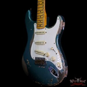 Fender Custom Shop Greg Fessler Masterbuilt 1957 Stratocaster Josefina H/W Pickups Relic Sherwood Green Metallic 7.00 LBS - Image 2