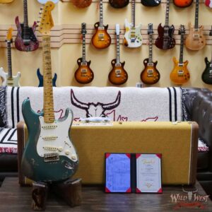 Fender Custom Shop Greg Fessler Masterbuilt 1957 Stratocaster Josefina H/W Pickups Relic Sherwood Green Metallic 7.00 LBS - Image 6