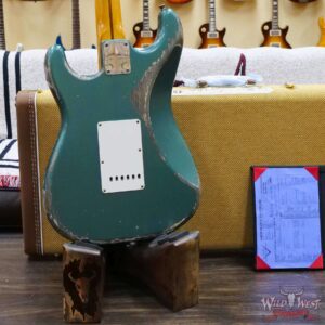 Fender Custom Shop Greg Fessler Masterbuilt 1957 Stratocaster Josefina H/W Pickups Relic Sherwood Green Metallic 7.00 LBS - Image 11