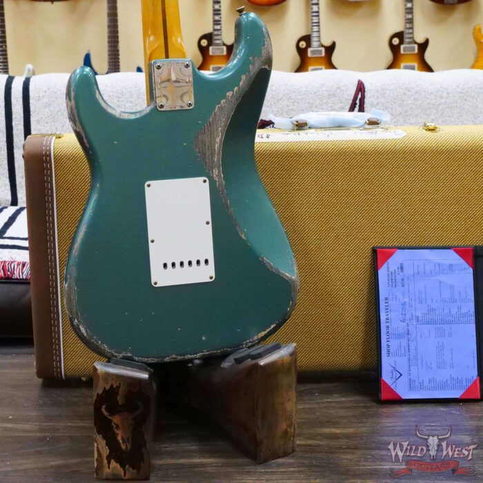 Fender Custom Shop Greg Fessler Masterbuilt 1957 Stratocaster Josefina H/W Pickups Relic Sherwood Green Metallic 7.00 LBS - Image 11