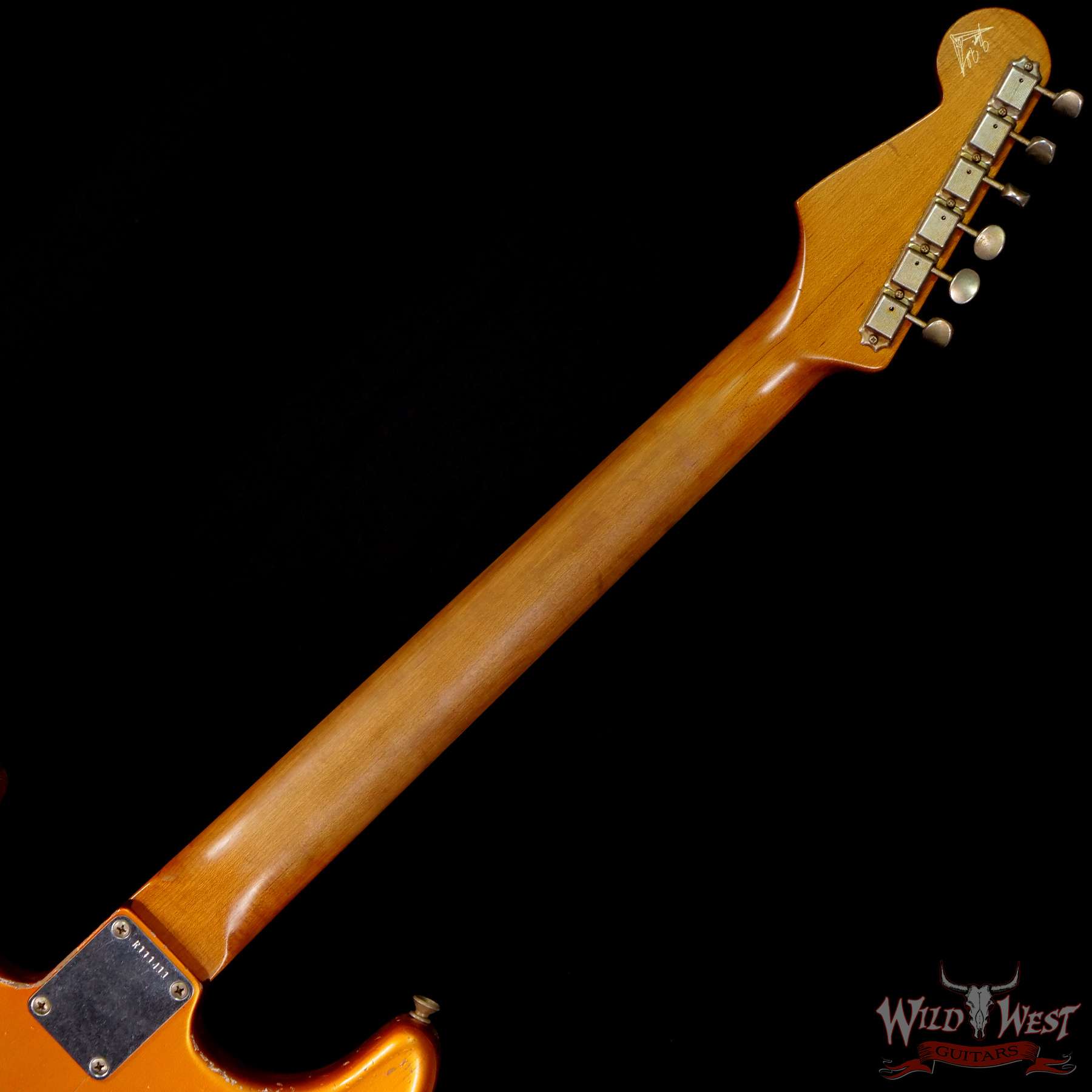 fendercs-mbgf-65strathr-ctg-r111411-c3__wwg.jpg Fender Custom Shop Greg Fessler Masterbuilt 1965 Roasted Stratocaster Josefina H/W Pickups Heavy Relic Candy Tangerine - Image 5