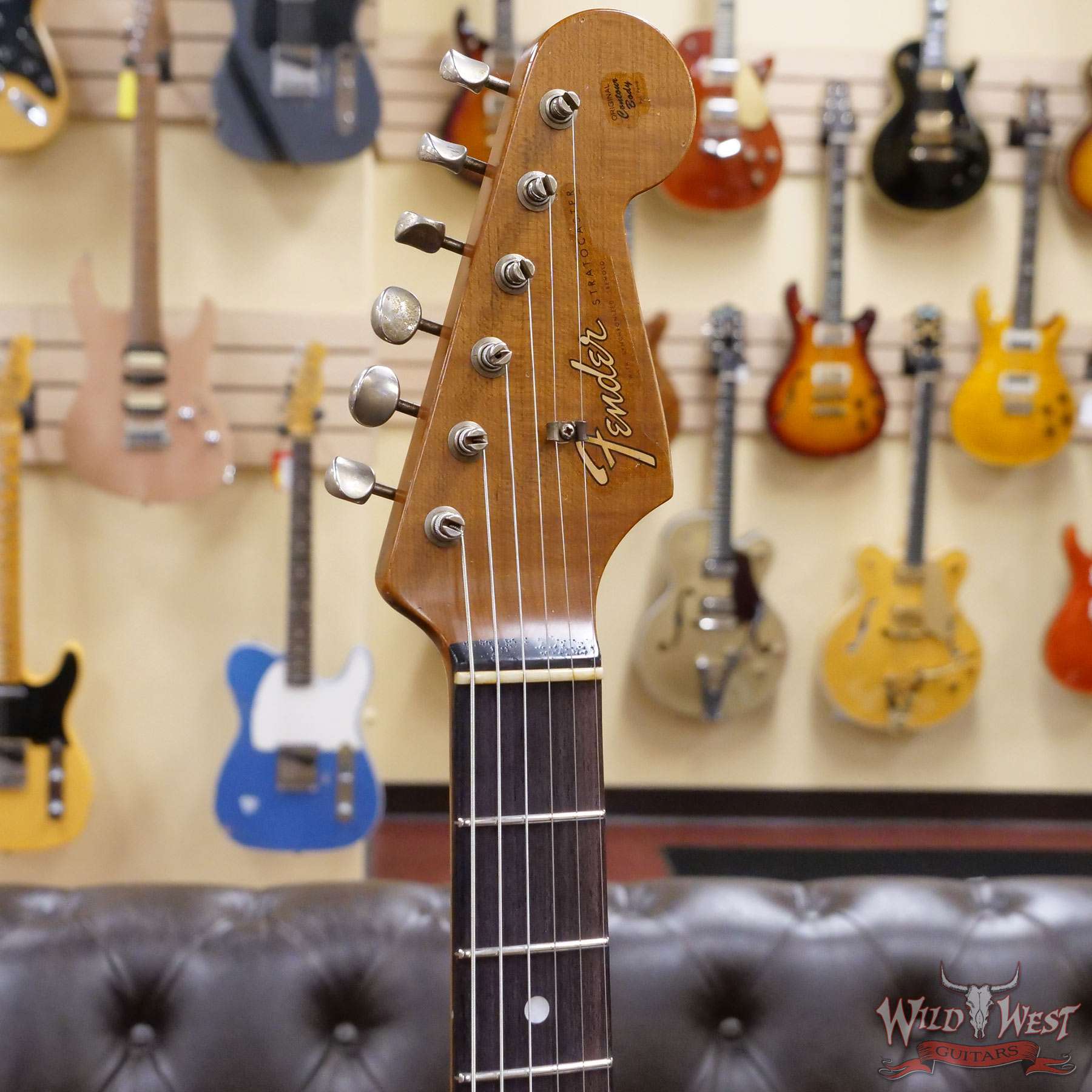 fendercs-mbgf-65strathr-ctg-r111411-d2__wwg.jpg Fender Custom Shop Greg Fessler Masterbuilt 1965 Roasted Stratocaster Josefina H/W Pickups Heavy Relic Candy Tangerine - Image 7