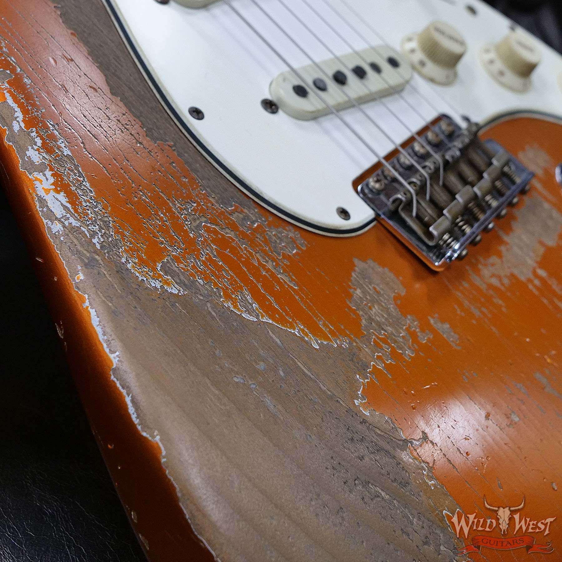 fendercs-mbgf-65strathr-ctg-r111411-d4__wwg.jpg Fender Custom Shop Greg Fessler Masterbuilt 1965 Roasted Stratocaster Josefina H/W Pickups Heavy Relic Candy Tangerine - Image 9