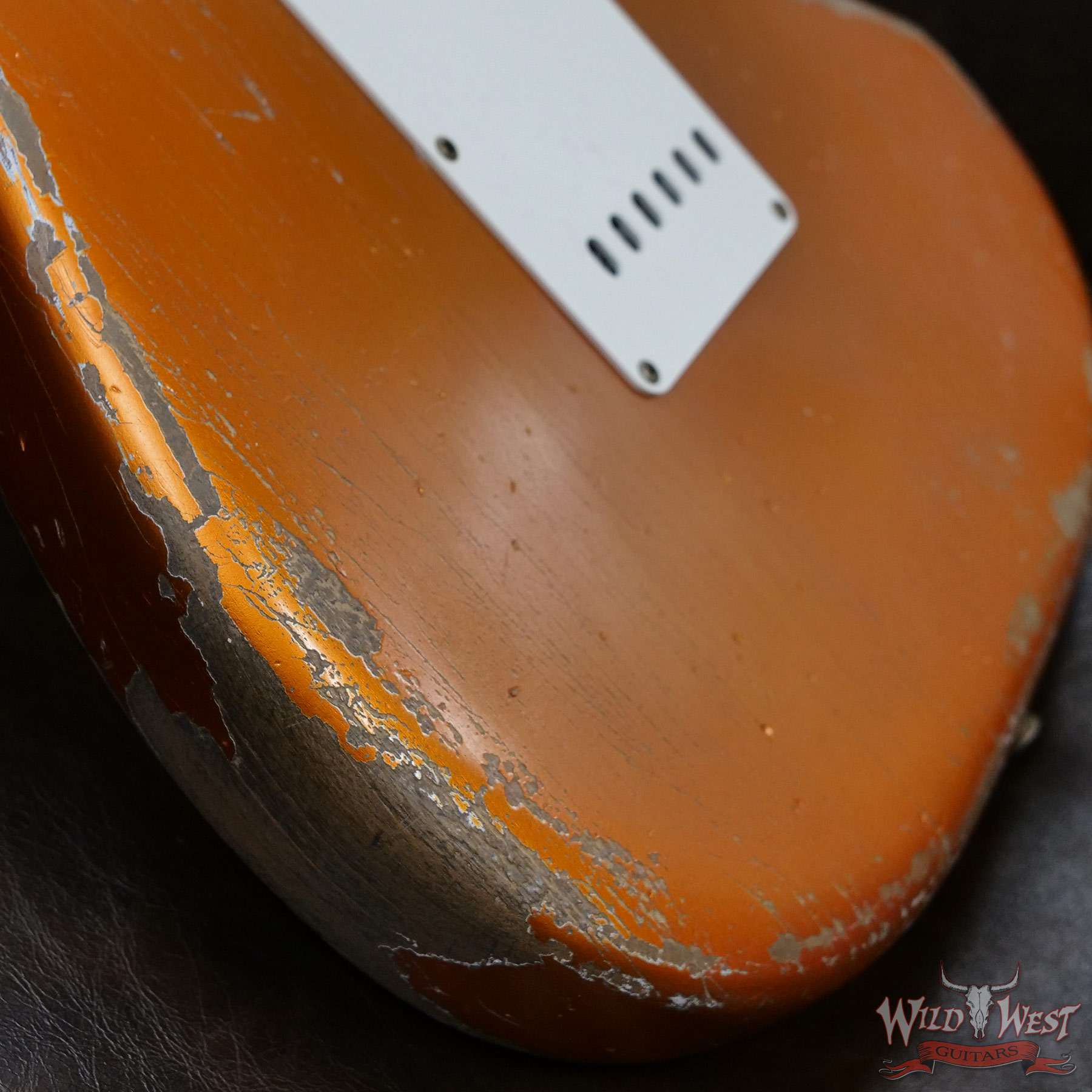 fendercs-mbgf-65strathr-ctg-r111411-d8__wwg.jpg Fender Custom Shop Greg Fessler Masterbuilt 1965 Roasted Stratocaster Josefina H/W Pickups Heavy Relic Candy Tangerine - Image 13
