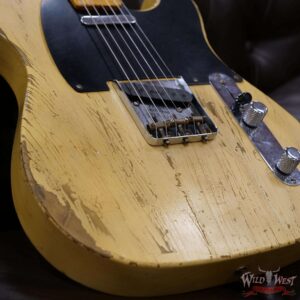 Fender Custom Shop Limited Edition Greg Fessler Masterbuilt 70th Anniversary Broadcaster (Telecaster) Relic Nocaster Blonde - Image 9