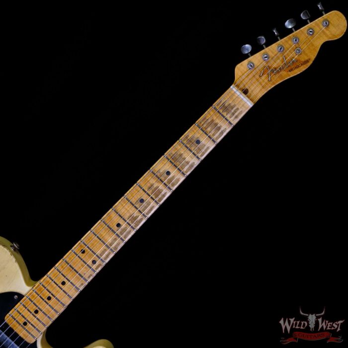 Fender Custom Shop Limited Edition Greg Fessler Masterbuilt 70th Anniversary Broadcaster (Telecaster) Relic Nocaster Blonde - Image 4