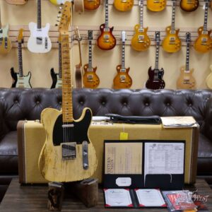 Fender Custom Shop Limited Edition Greg Fessler Masterbuilt 70th Anniversary Broadcaster (Telecaster) Relic Nocaster Blonde - Image 6