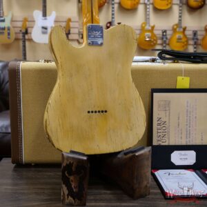 Fender Custom Shop Limited Edition Greg Fessler Masterbuilt 70th Anniversary Broadcaster (Telecaster) Relic Nocaster Blonde - Image 12
