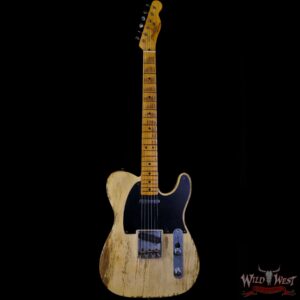 Fender Custom Shop Limited Edition Greg Fessler Masterbuilt 70th Anniversary Broadcaster (Telecaster) Relic Nocaster Blonde - Image 3