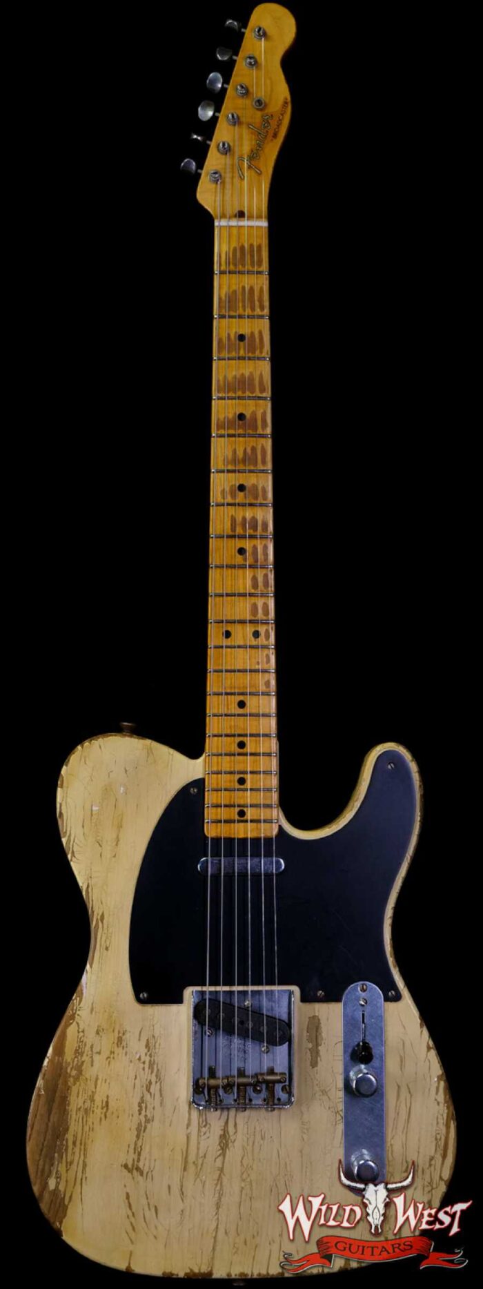 Fender Custom Shop Limited Edition Greg Fessler Masterbuilt 70th Anniversary Broadcaster (Telecaster) Relic Nocaster Blonde - Image 1