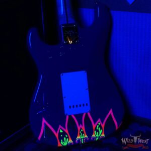 Fender Custom Shop Greg Fessler Masterbuilt Blacklight 68 Stratocaster Artwork Hand Painted by Madison Roy 7.60 LBS - Image 16