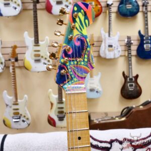 Fender Custom Shop Greg Fessler Masterbuilt Blacklight 68 Stratocaster Artwork Hand Painted by Madison Roy 7.60 LBS - Image 7