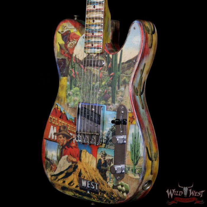 2018 NAMM Fender Masterbuilt Greg Fessler Golden Hills Telecaster Closet Classic Dave Newman Collage Art Work - Image 2