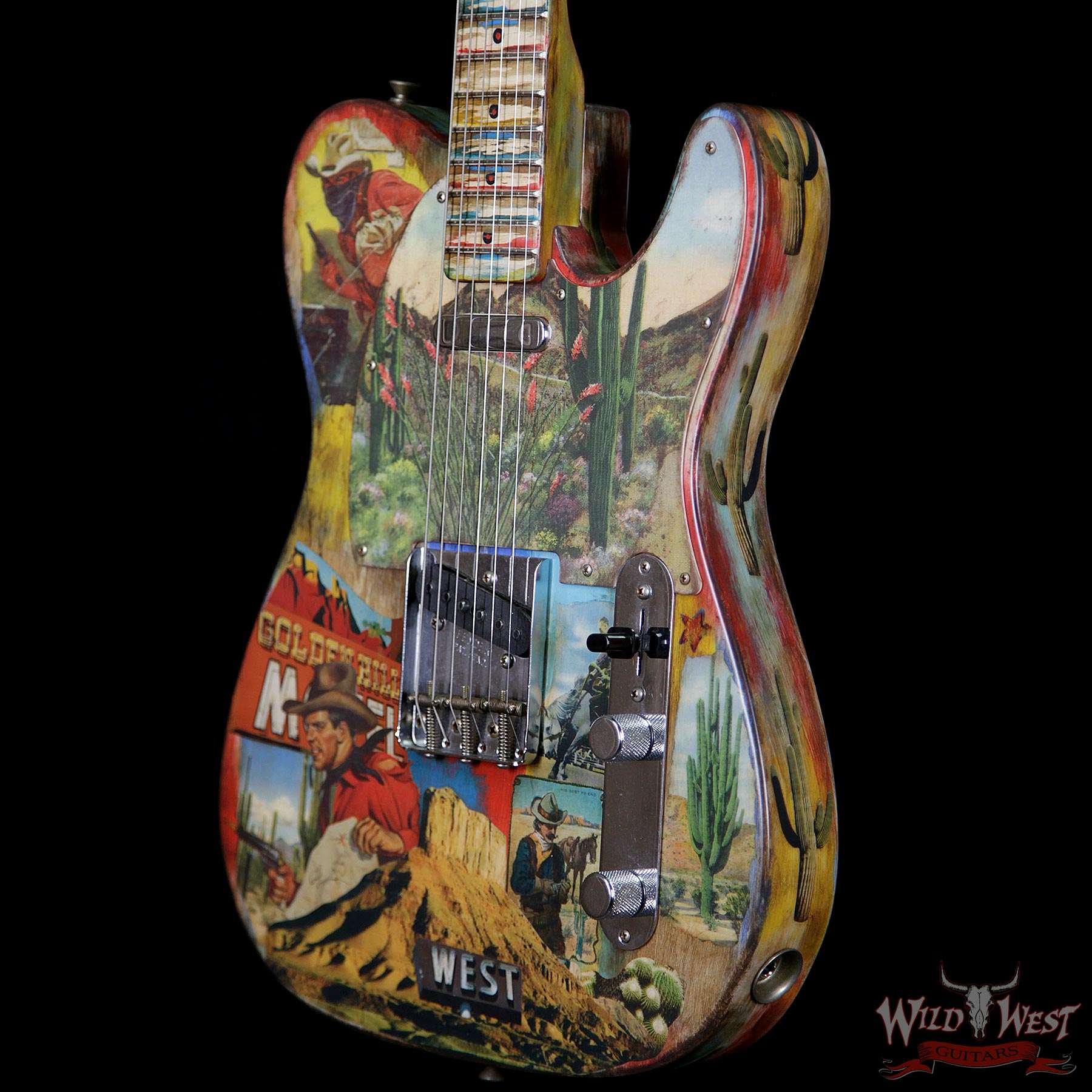 fendercs-mbgf-goldenhillstele-cz534169-br__wwg.jpg 2018 NAMM Fender Masterbuilt Greg Fessler Golden Hills Telecaster Closet Classic Dave Newman Collage Art Work - Image 2
