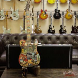 2018 NAMM Fender Masterbuilt Greg Fessler Golden Hills Telecaster Closet Classic Dave Newman Collage Art Work - Image 11