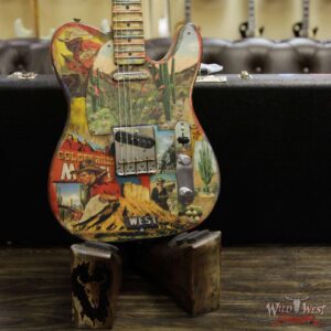2018 NAMM Fender Masterbuilt Greg Fessler Golden Hills Telecaster Closet Classic Dave Newman Collage Art Work - Image 12