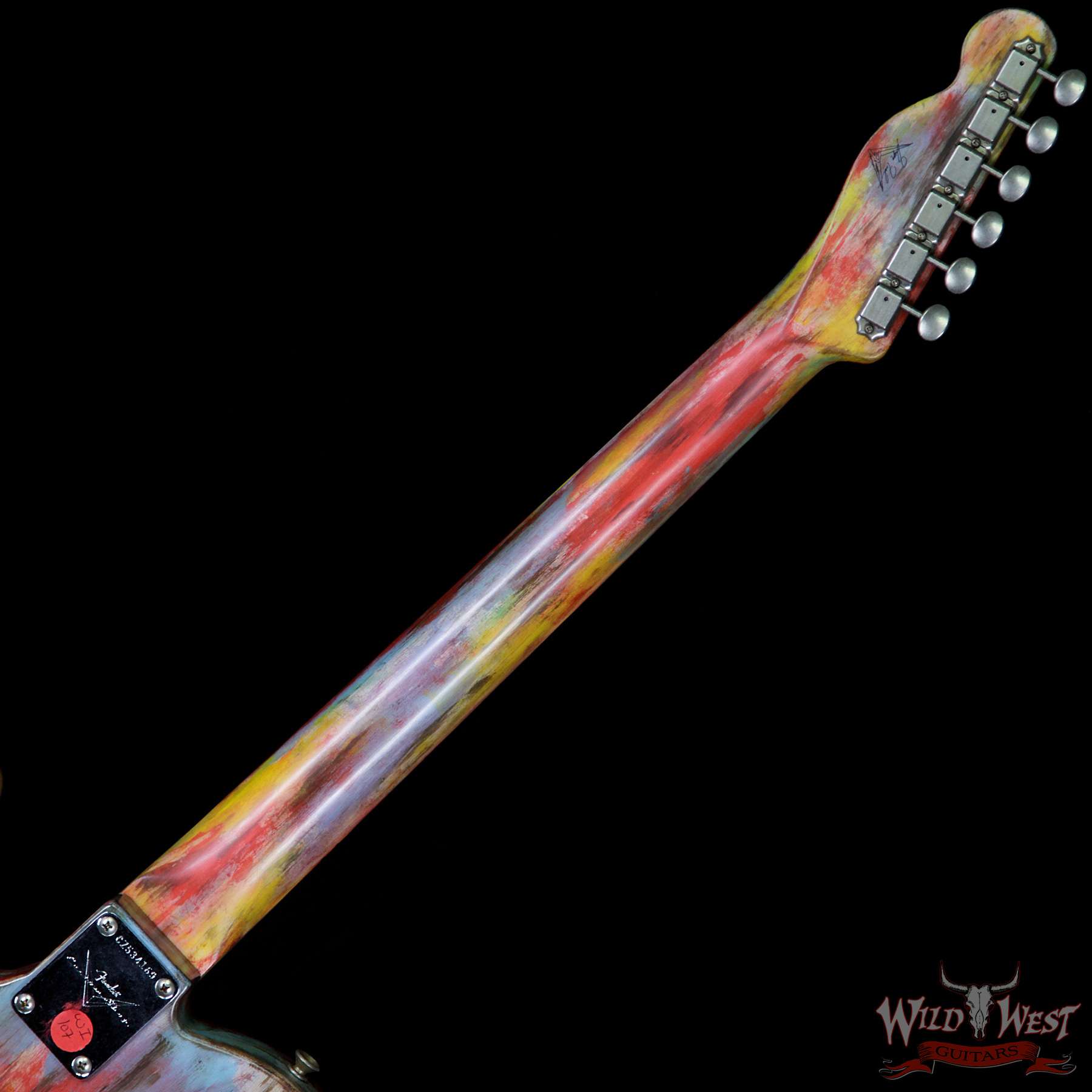 fendercs-mbgf-goldenhillstele-cz534169-nb__wwg.jpg 2018 NAMM Fender Masterbuilt Greg Fessler Golden Hills Telecaster Closet Classic Dave Newman Collage Art Work - Image 10