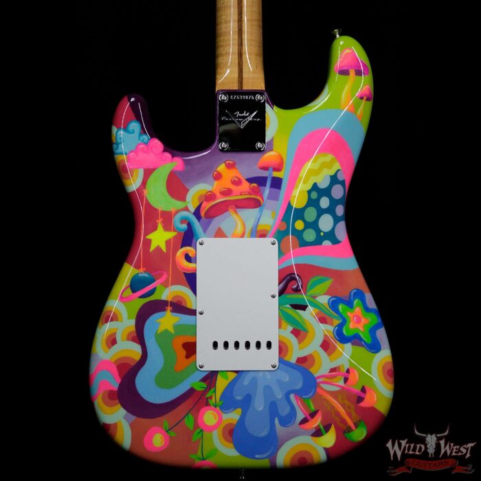 Fender Custom Shop Greg Fessler Masterbuilt Hand Painted Blacklight 68 Stratocaster Artwork by Madison Roy - Image 9