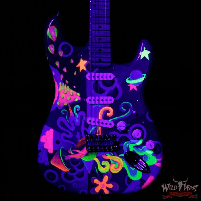 Fender Custom Shop Greg Fessler Masterbuilt Hand Painted Blacklight 68 Stratocaster Artwork by Madison Roy - Image 6