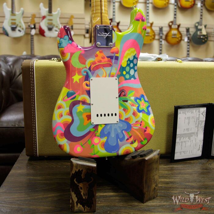Fender Custom Shop Greg Fessler Masterbuilt Hand Painted Blacklight 68 Stratocaster Artwork by Madison Roy - Image 17