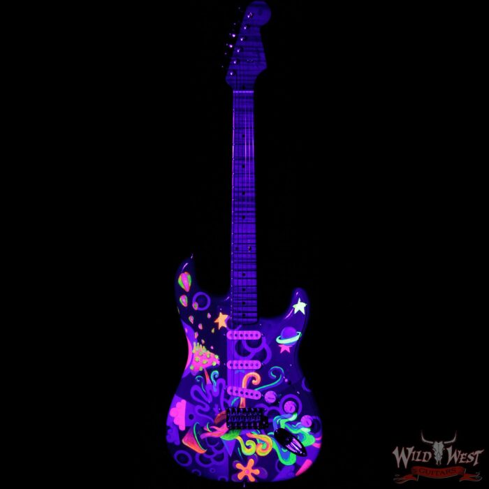 Fender Custom Shop Greg Fessler Masterbuilt Hand Painted Blacklight 68 Stratocaster Artwork by Madison Roy - Image 5