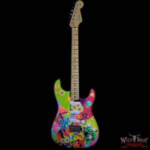 Fender Custom Shop Greg Fessler Masterbuilt Hand Painted Blacklight 68 Stratocaster Artwork by Madison Roy - Image 4