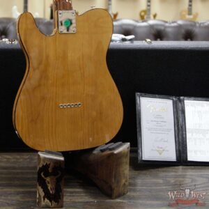 2020 NAMM Fender Custom Shop Prestige Greg Fessler Masterbuilt Birdseye Rosewood Top w/ Roasted Pine Body Telecaster NOS Natural One Of A Kind!! - Image 14