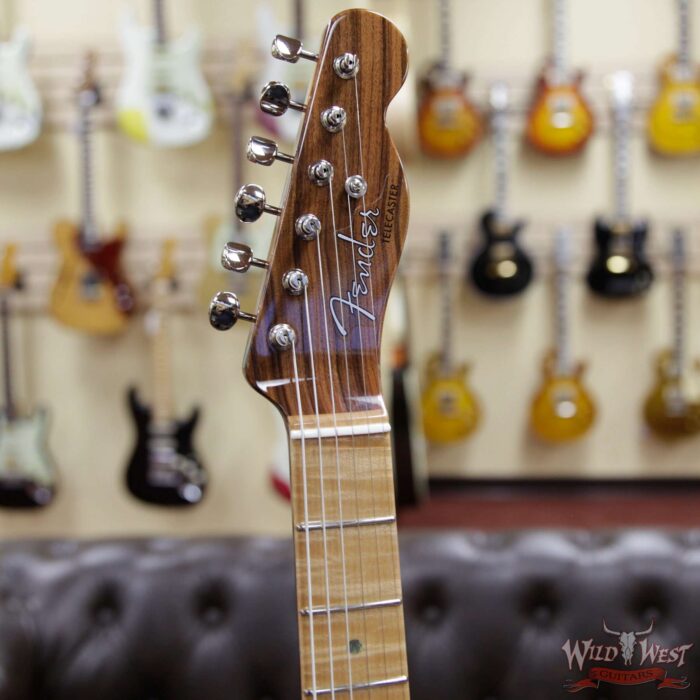 2020 NAMM Fender Custom Shop Prestige Greg Fessler Masterbuilt Birdseye Rosewood Top w/ Roasted Pine Body Telecaster NOS Natural One Of A Kind!! - Image 7