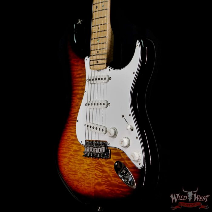 Fender Custom Shop Greg Fessler Masterbuilt 4A Quilt Maple Top Stratocaster NOS 5A Flame Maple Neck 3 Tone Sunburst - Image 2