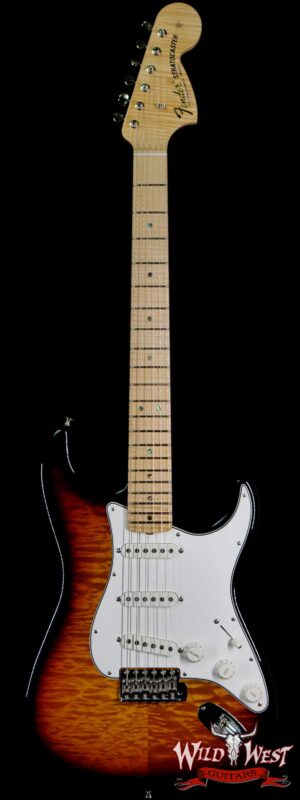 Fender Custom Shop Greg Fessler Masterbuilt 4A Quilt Maple Top Stratocaster NOS 5A Flame Maple Neck 3 Tone Sunburst