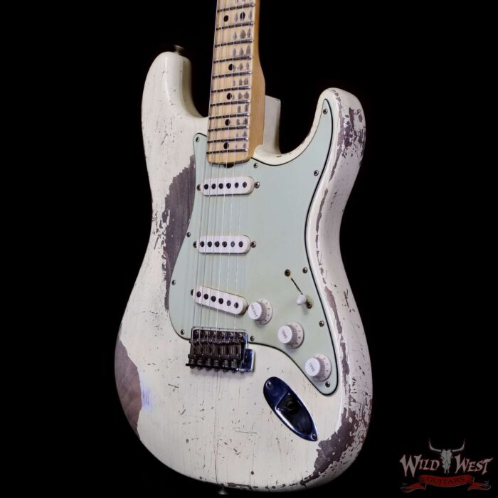 Fender Custom Shop Greg Fessler Masterbuilt 1969 Stratocaster Josefina Hand-Wound Pickups Relic Vintage White 7.50 LBS - Image 2