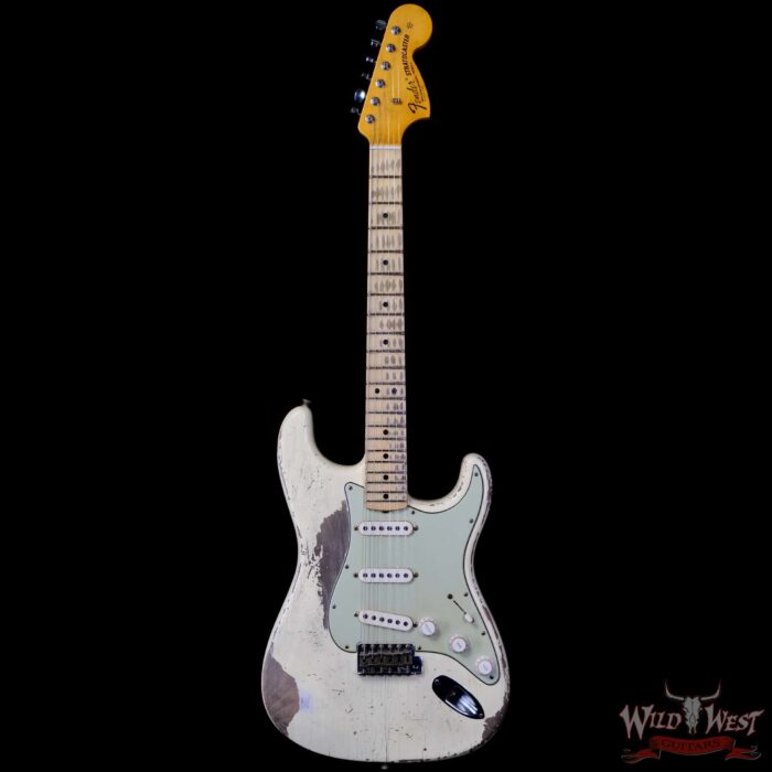 Fender Custom Shop Greg Fessler Masterbuilt 1969 Stratocaster Josefina Hand-Wound Pickups Relic Vintage White 7.50 LBS - Image 3