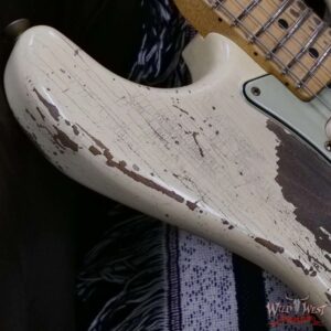 Fender Custom Shop Greg Fessler Masterbuilt 1969 Stratocaster Josefina Hand-Wound Pickups Relic Vintage White 7.50 LBS - Image 9
