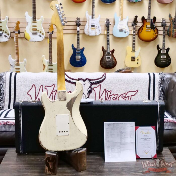 Fender Custom Shop Greg Fessler Masterbuilt 1969 Stratocaster Josefina Hand-Wound Pickups Relic Vintage White 7.50 LBS - Image 10