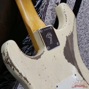 Fender Custom Shop Greg Fessler Masterbuilt 1969 Stratocaster Josefina Hand-Wound Pickups Relic Vintage White 7.50 LBS - Image 13