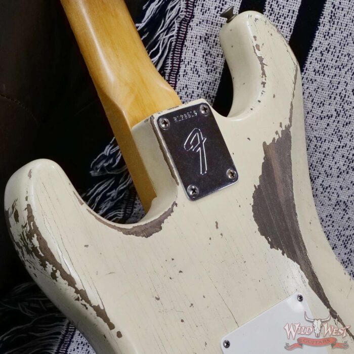 Fender Custom Shop Greg Fessler Masterbuilt 1969 Stratocaster Josefina Hand-Wound Pickups Relic Vintage White 7.50 LBS - Image 13
